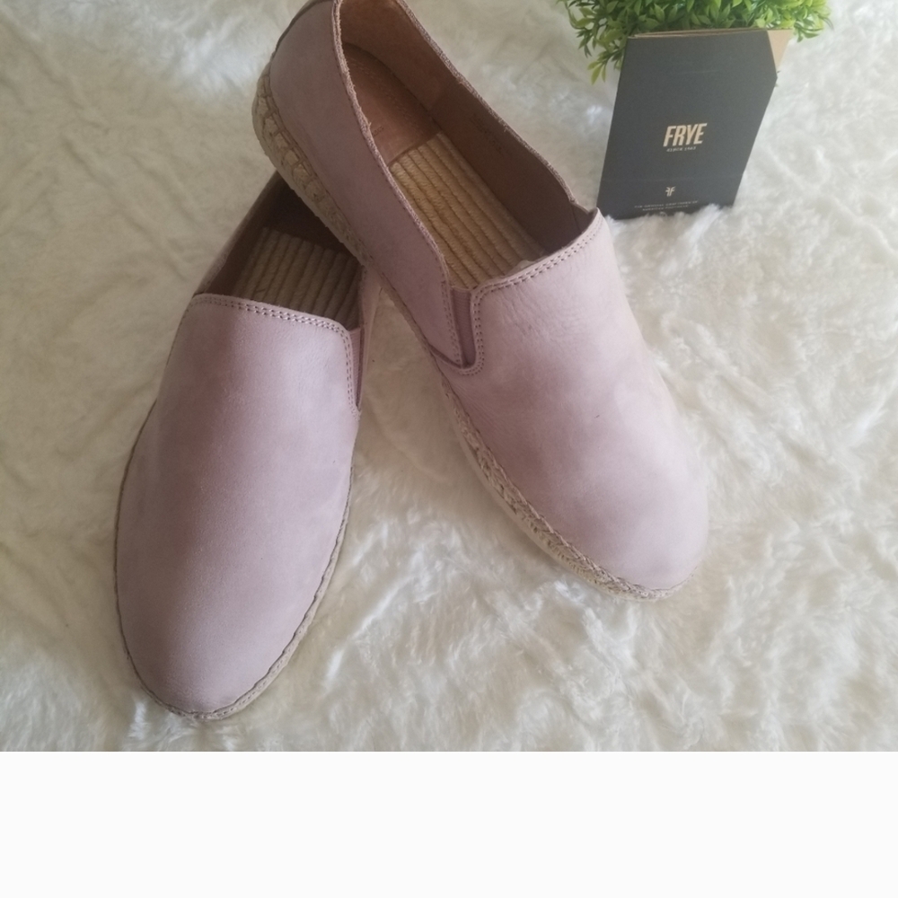 Frye Women's Light Pink Espadrille Flats